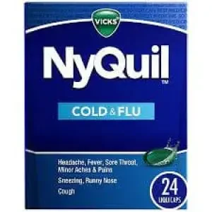 Vicks Nyquil Cold Flu Liquicap 24S