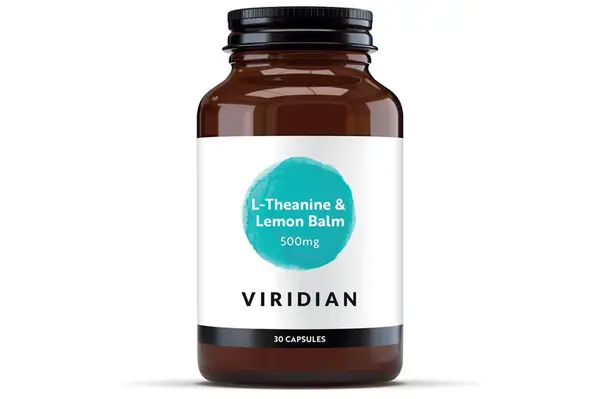 Viridian L-Theanine&Lemon Balm 500mg Capsules 30's