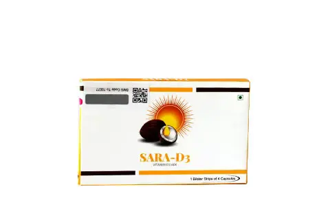 Vitamin D3 60,000 I.U 4's-Sara D3