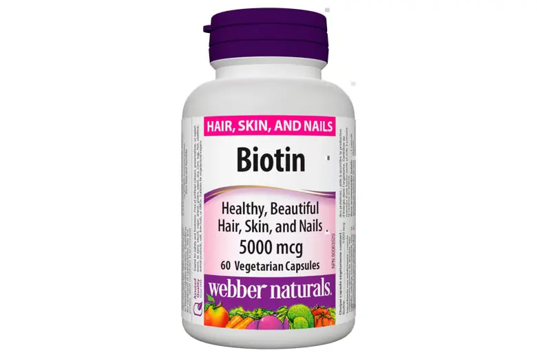 Webber Naturals Biotin 5000mcg Veg Capsules 60's