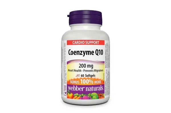 Webber Naturals Coenzyme Q10 Softgels 60's