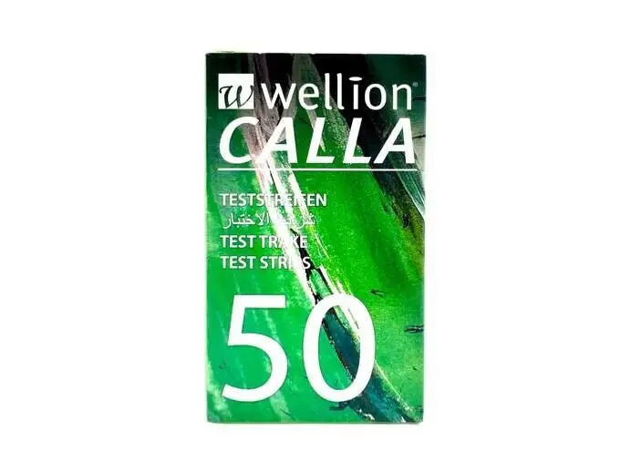 Wellion Calla Light Glucose Strips 50's