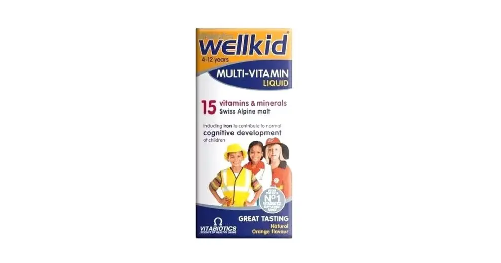 Wellkid Multivitamin Liquid 4Yrs-12Yrs 150ml