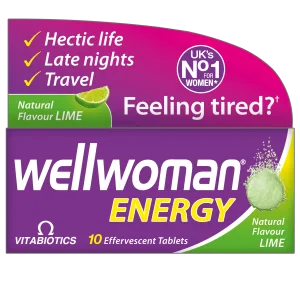 Wellwoman Energy Lime Effervescent Tablets 10's