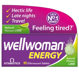 Wellwoman Energy Lime Effervescent Tablets 10's