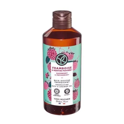 Yves Rocher Shower Gel- Raspberry Peppermint 400ml