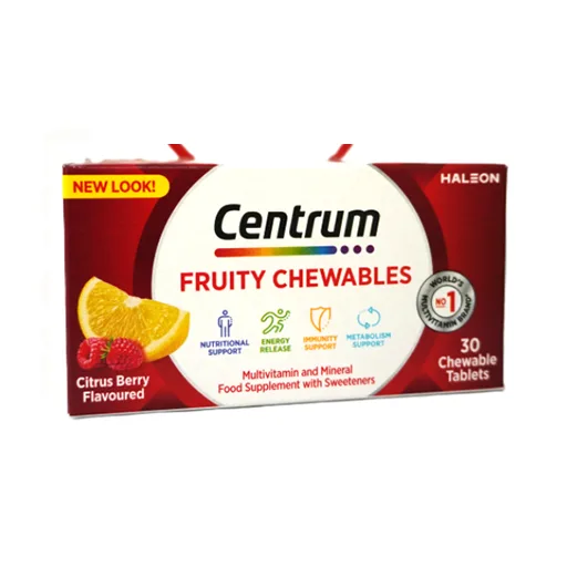 CENTRUM CHEWABLE FRUITY TABS 30S